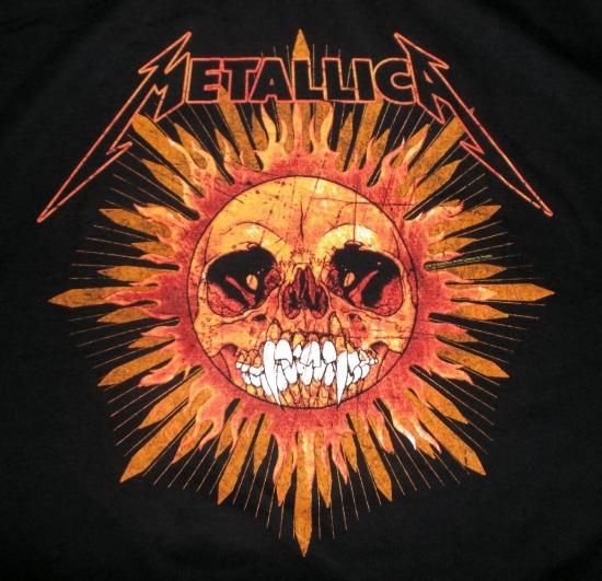 メタリカ Tシャツ METALLICA Pushead Sun 正規品 ロックTシャツ バンド