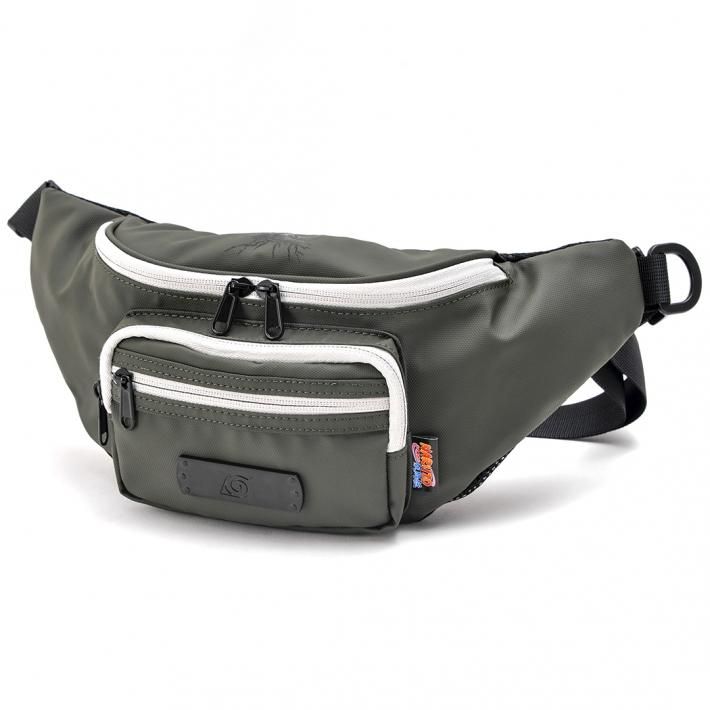 NARUTO 疾風伝 ウエストバッグ カーキ（はたけカカシ） NWP21069 - 角