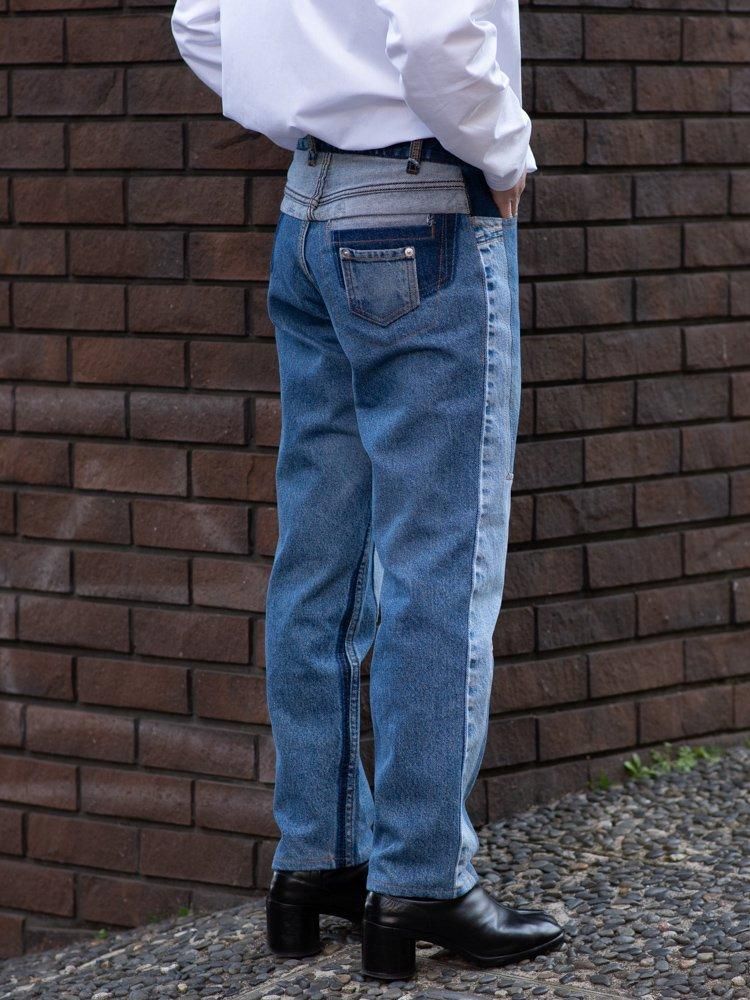 masaoshimizu マサオシミズ 2024S/S 再構築デニムパンツ 0