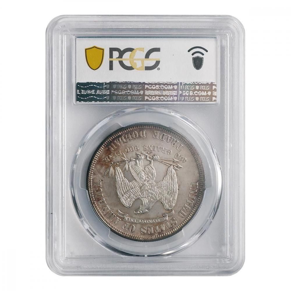 アメリカ 1880年 座像女神 貿易銀 PCGS PR63＋CAM - セキグチは1964年