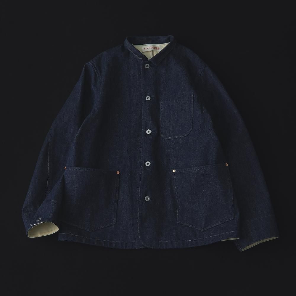 NICENESS BRIAN ファイヤーマンデニムカバーオール