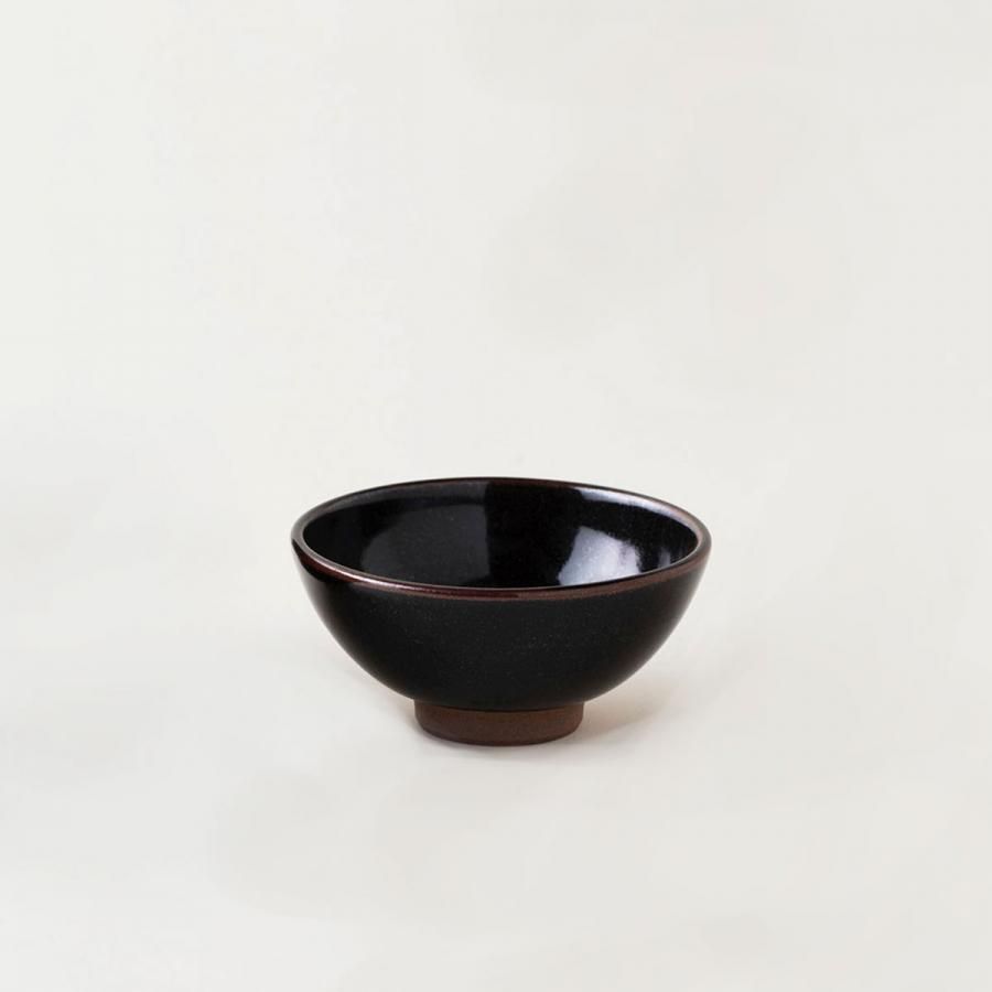 黒薩摩飯碗（小）[クロサツマメシワン（ショウ）]｜沈壽官窯（ちん