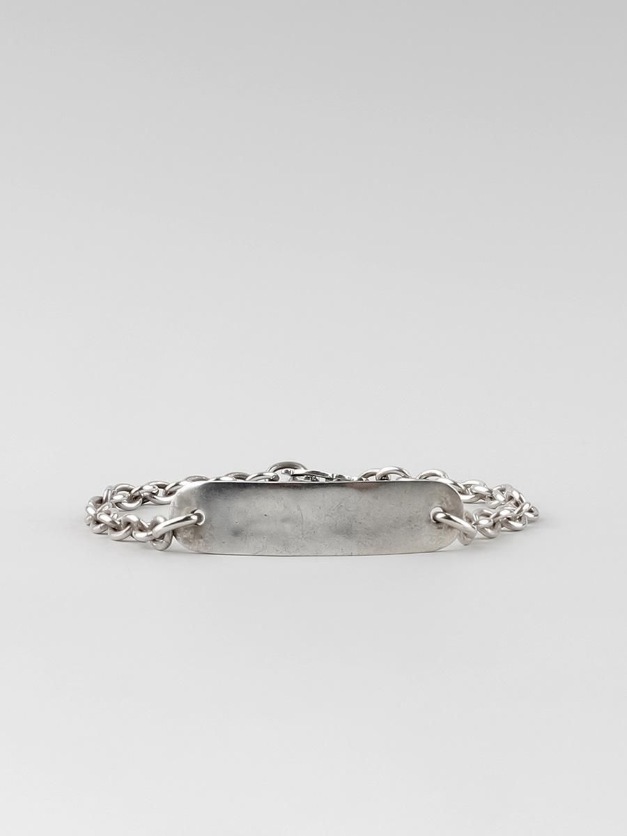 HANK #6011 ID BRACELET / SILVER - 神戸 GOODDAYS シルバーアクセサリー