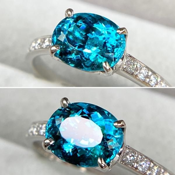 極美☆パライバカラー インディゴライトトルマリン オリジナルデザイン