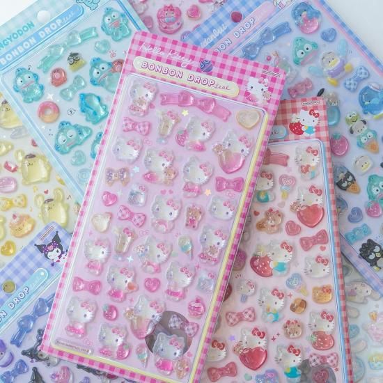 ネコポス対応】ボンボンドロップシール シナモロール - クーリア