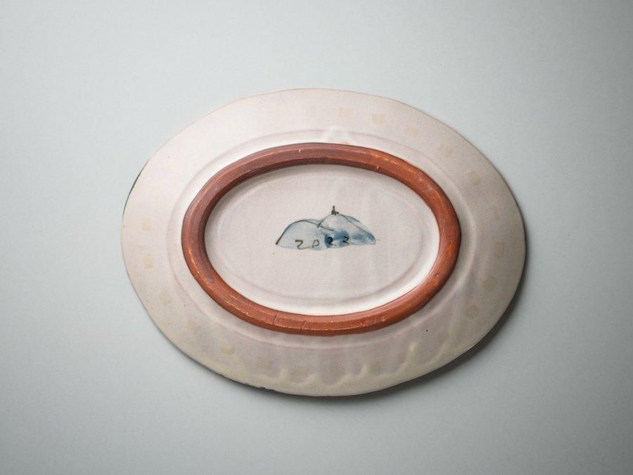 堂前守人・陶器作品】｜オーバル皿＜h,i,j,k,l＞