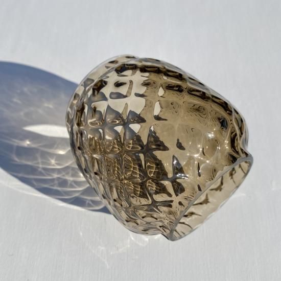Magma Glass Studio【ランタングローブ】Smoky Topaz