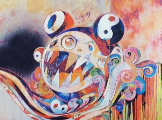 村上隆「727-272」絵画 額付 版画 - ギャラリーボヤージュ オンライン