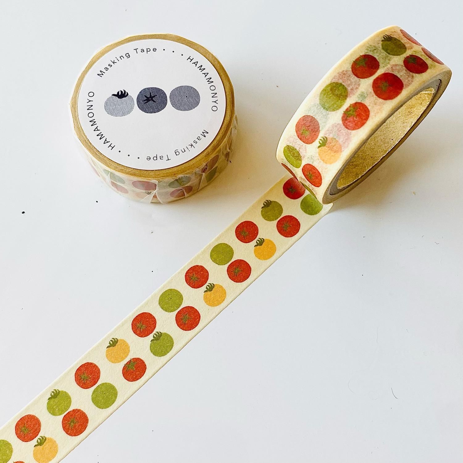 濱文様 (はまもんよう)マスキングテープ いろどりトマト H-47499