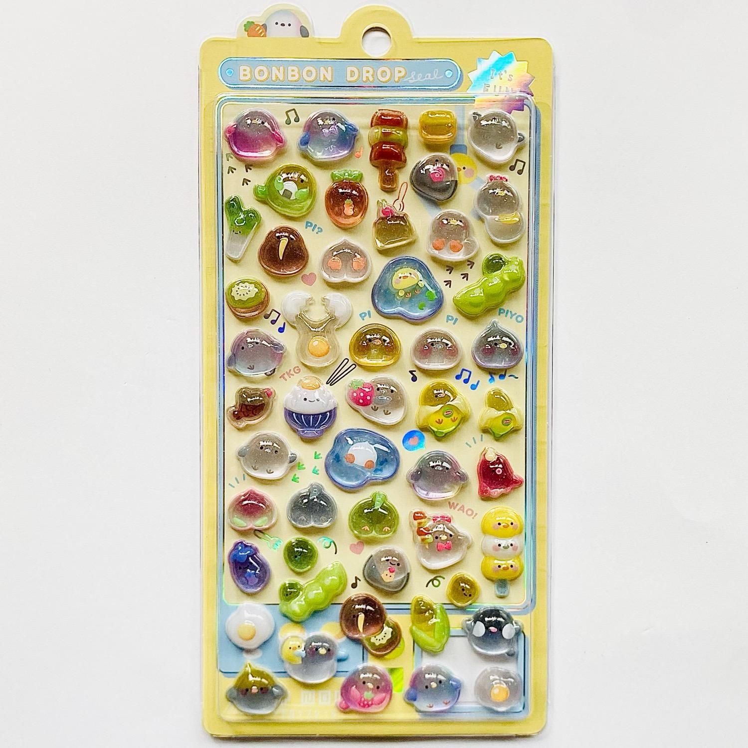 Q-lia(クーリア) BONBON DROP SEAL(ボンボンドロップシール) ぴよぴよ