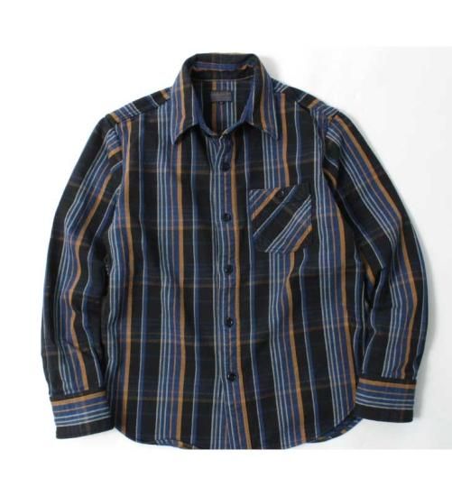 DELUXEWARE(デラックスウエア) 長袖シャツ HV-45 “CLEVER NAVY” ヘビー