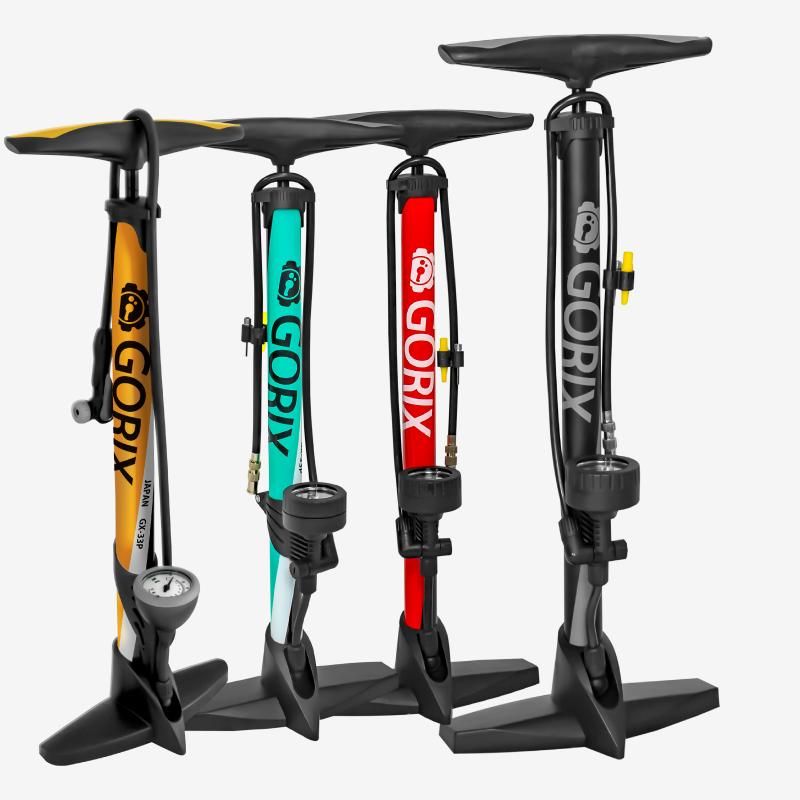自転車ゲージ付き空気入れ GX-33P フロアポンプ仏式/米式/英式対応