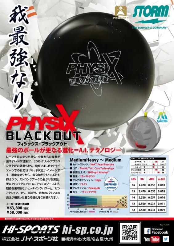 フィジックス初のA.I.コア搭載！ストーム フィジックス ブラックアウト