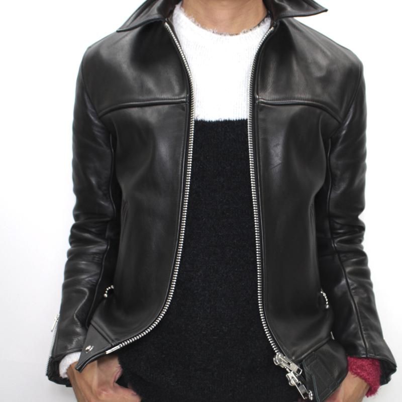 666 LJM-9TF タイトフィット センタージップ ライダースジャケット