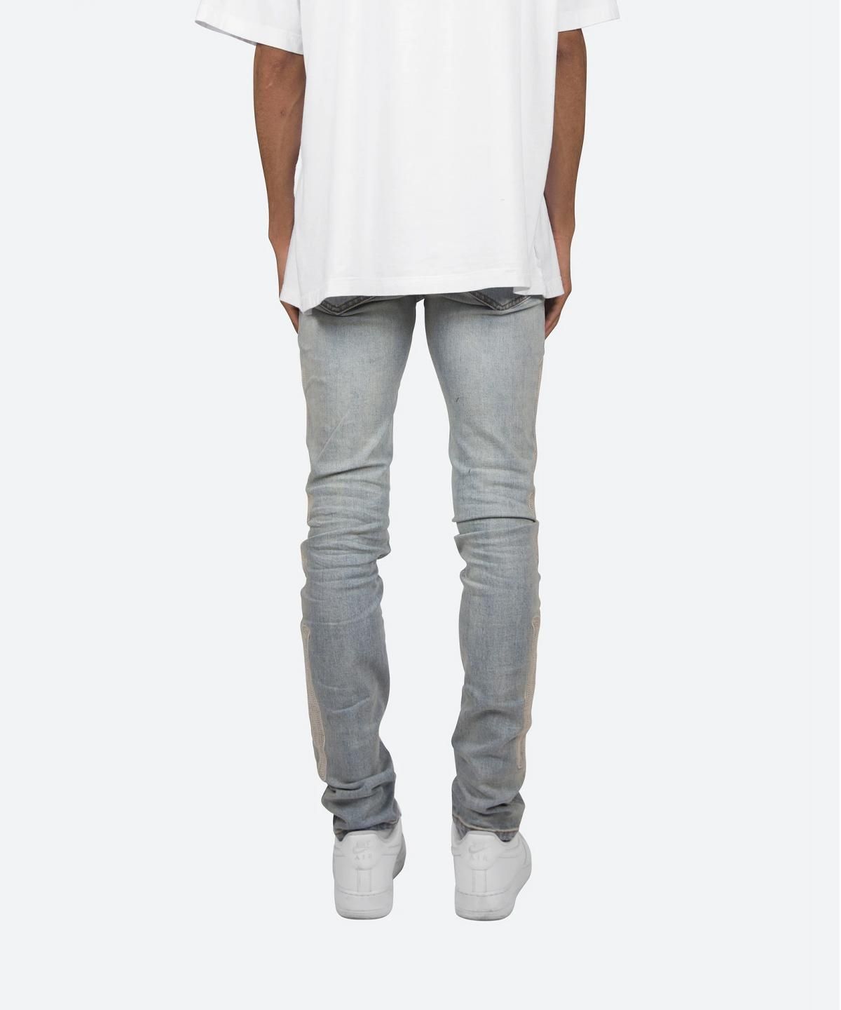 mnml X199 STRETCH SKELETON DENIM / LIGHT BLUE - M's by FLASHBACK