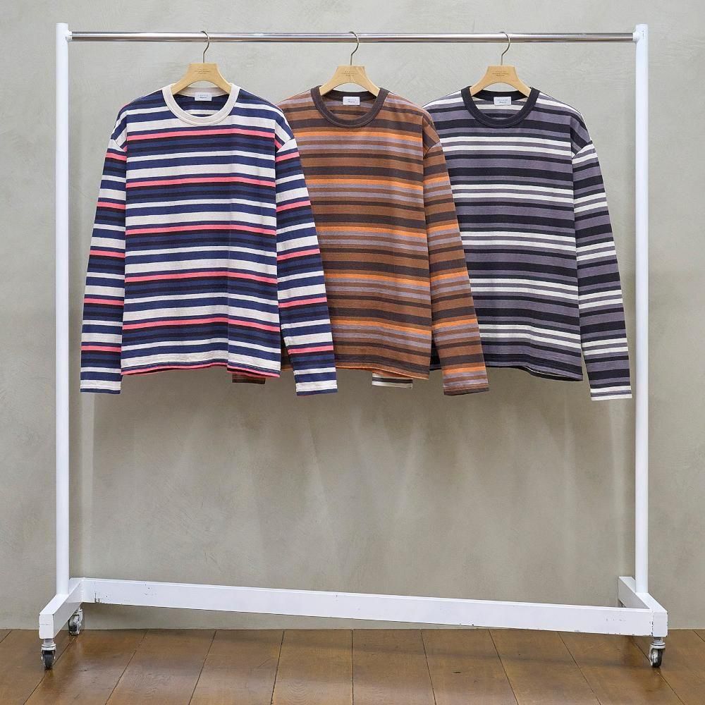 UNUSED * Long Sleeve Border T-Shirt(3色展開) | public