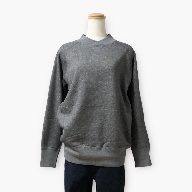 atelier naruse】コットン吊裏毛モックネックスウェット（2023A/W