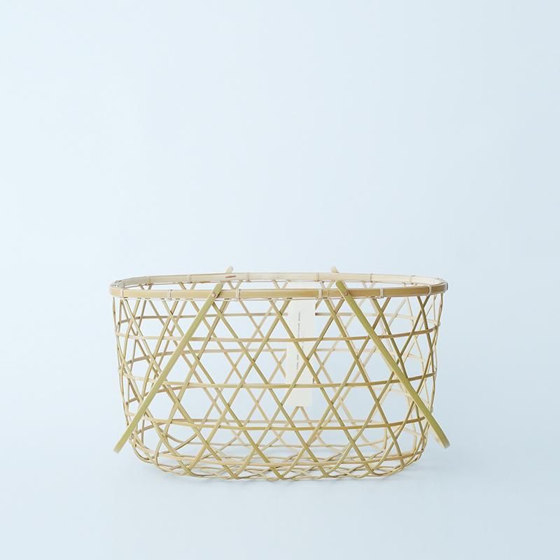 F/style（エフスタイル）／ 竹のバスケット 大・小（持ち手つき