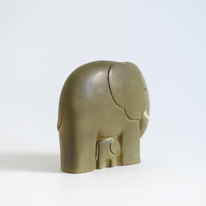 Lisa Larson（リサラーソン） ELEPHANT WITH BABY （象の親子）