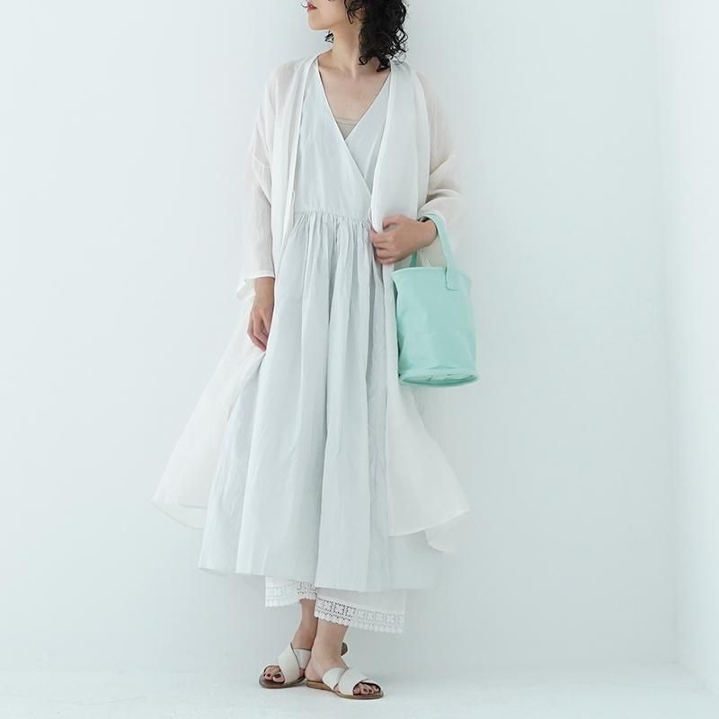 dosa（ドーサ） silk wrap dress - dieci｜online shop