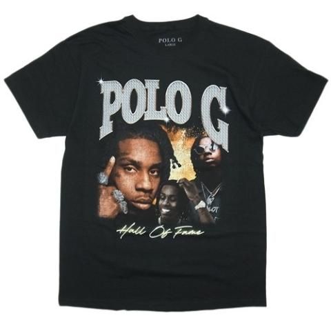 Polo G Official Merch Bling T-shirts / Black - 名古屋 Blow Import