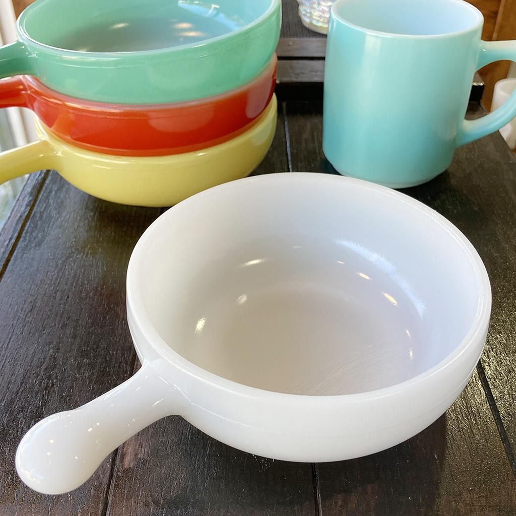 フレンチキャセロール白 1917～1983年製造 Glasbakeグラスベイク（S