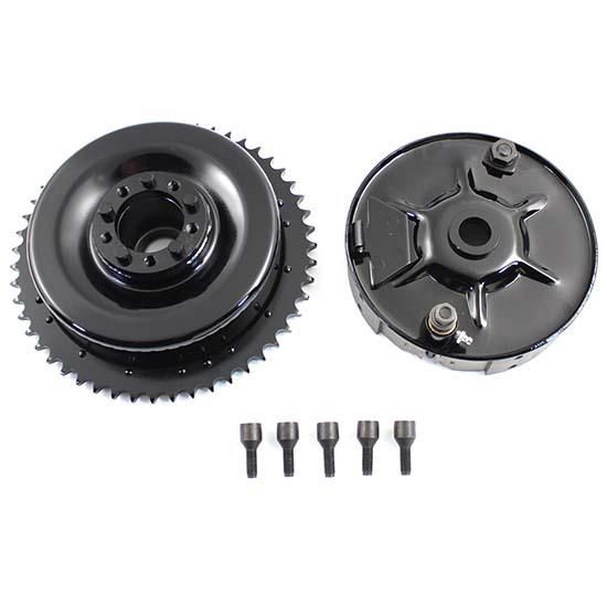 リアメカニカルブレーキ ドラムキット ブラック 1936-1957 EL/ FL