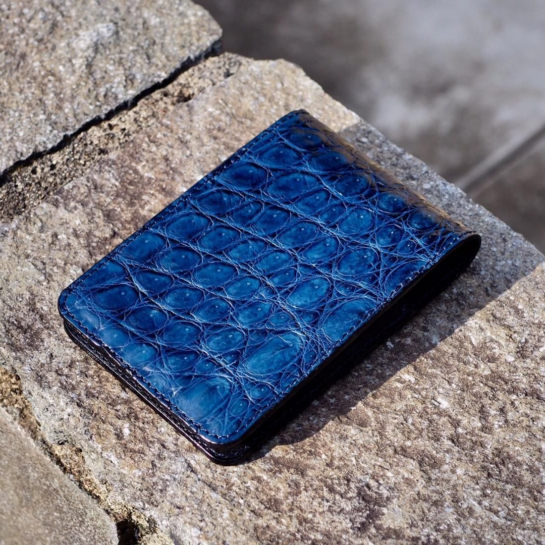 7SENSE】クロコダイル・ポロサス・パスケース＆名刺入れ(カードケース