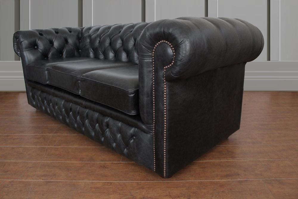 エセックス196 3シーター チェスターフィールドソファ - ディスティン