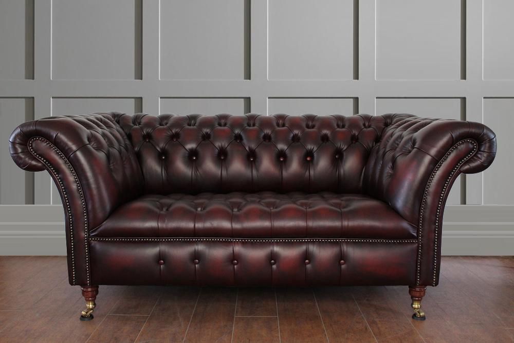 ブレナム 2シーター チェスターフィールドソファ - ディスティン