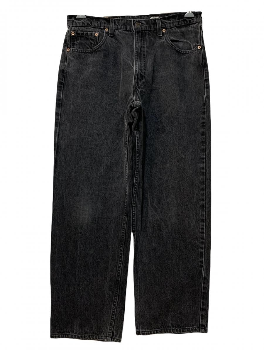 USA製 98年製 Levi's 550 Black Denim Pants 黒 W35×L28 90s