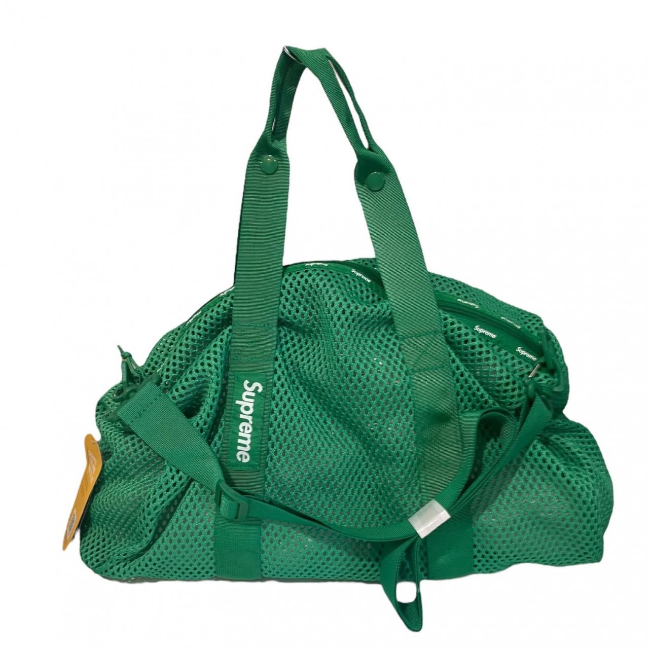 新品 23SS SUPREME Mesh Duffle Bag 緑 シュプリーム メッシュ