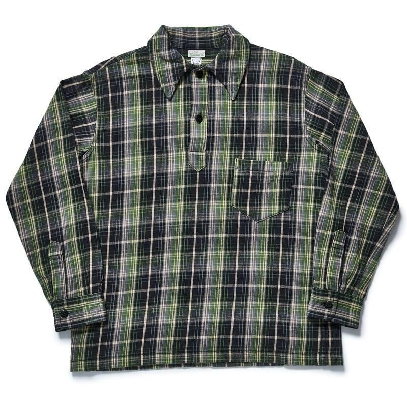 WAREHOUSE & CO. / Lot 3063 1930'S WPA ONE POCKET PULLOVER FLANNEL