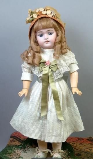 19.8→15万円！【提携業者取扱品】ビスクドール アンティーク Kestner