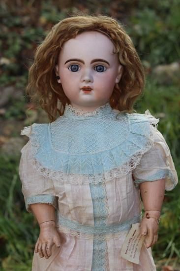 即納！大きなビスクドール アンティーク テート ジュモー Tete Jumeau