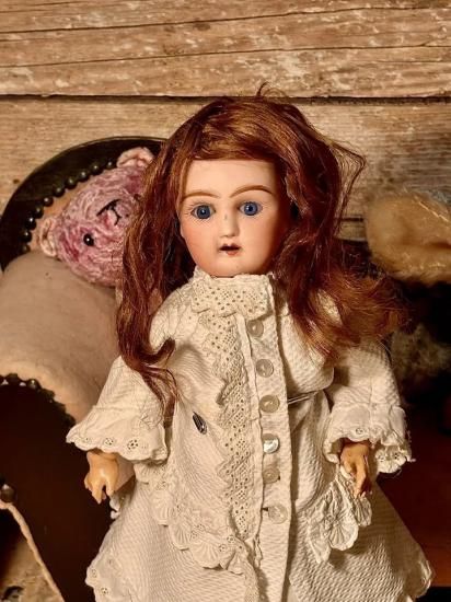 値下げ！14.3→9.8万円！即納！アンティーク ビスクドール 36cm Pintel