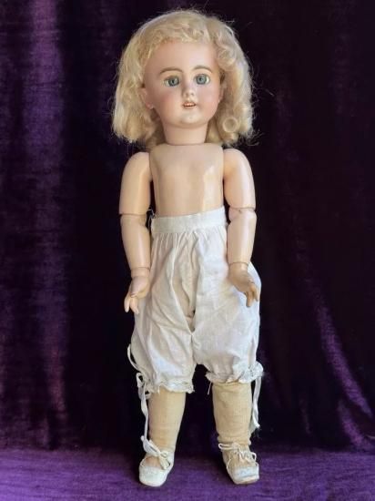 提携業者取扱品】アンティーク ビスクドール ジュモー Antique French