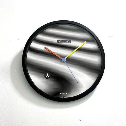 80's 西ドイツ PHILIPS フィリップス 掛け時計 ベンツ ノベルティ