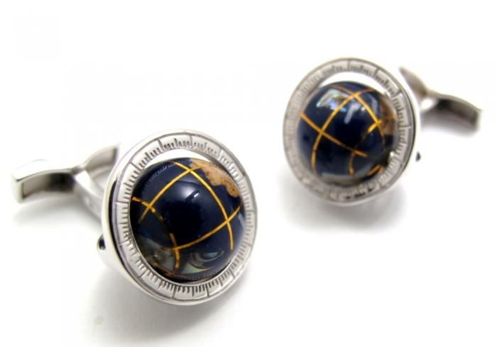 TATEOSSIAN（タテオシアン） 地球儀モチーフ シルバーカフス 2（カフス