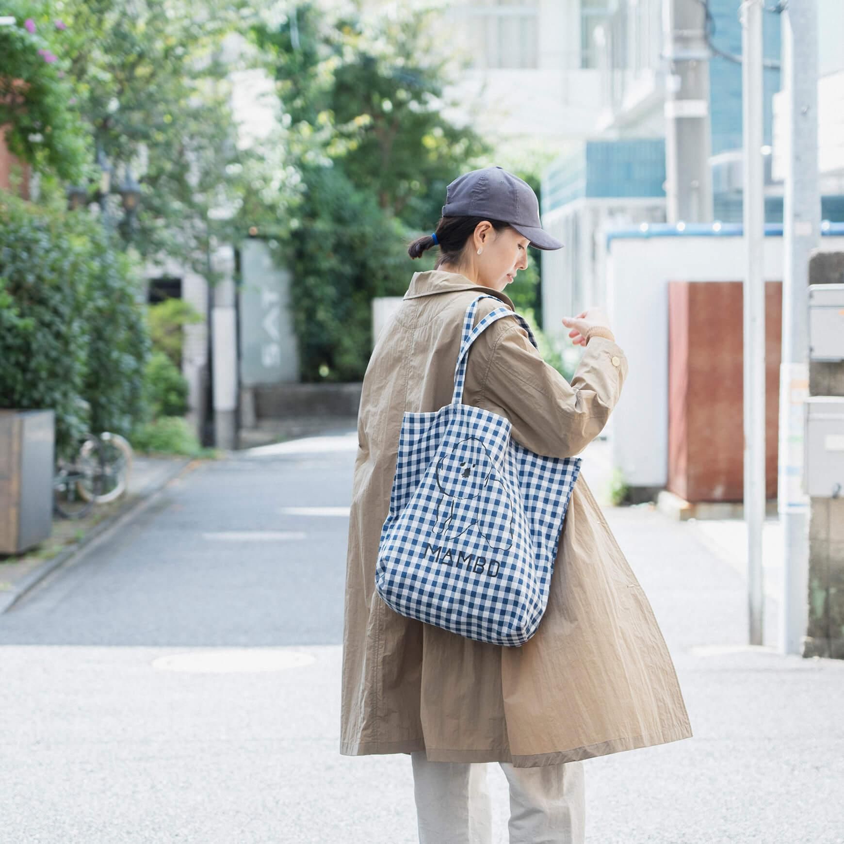 MAMBO（マンボ）｜MAMBO ギンガムチェック トートL - バッグ - トート