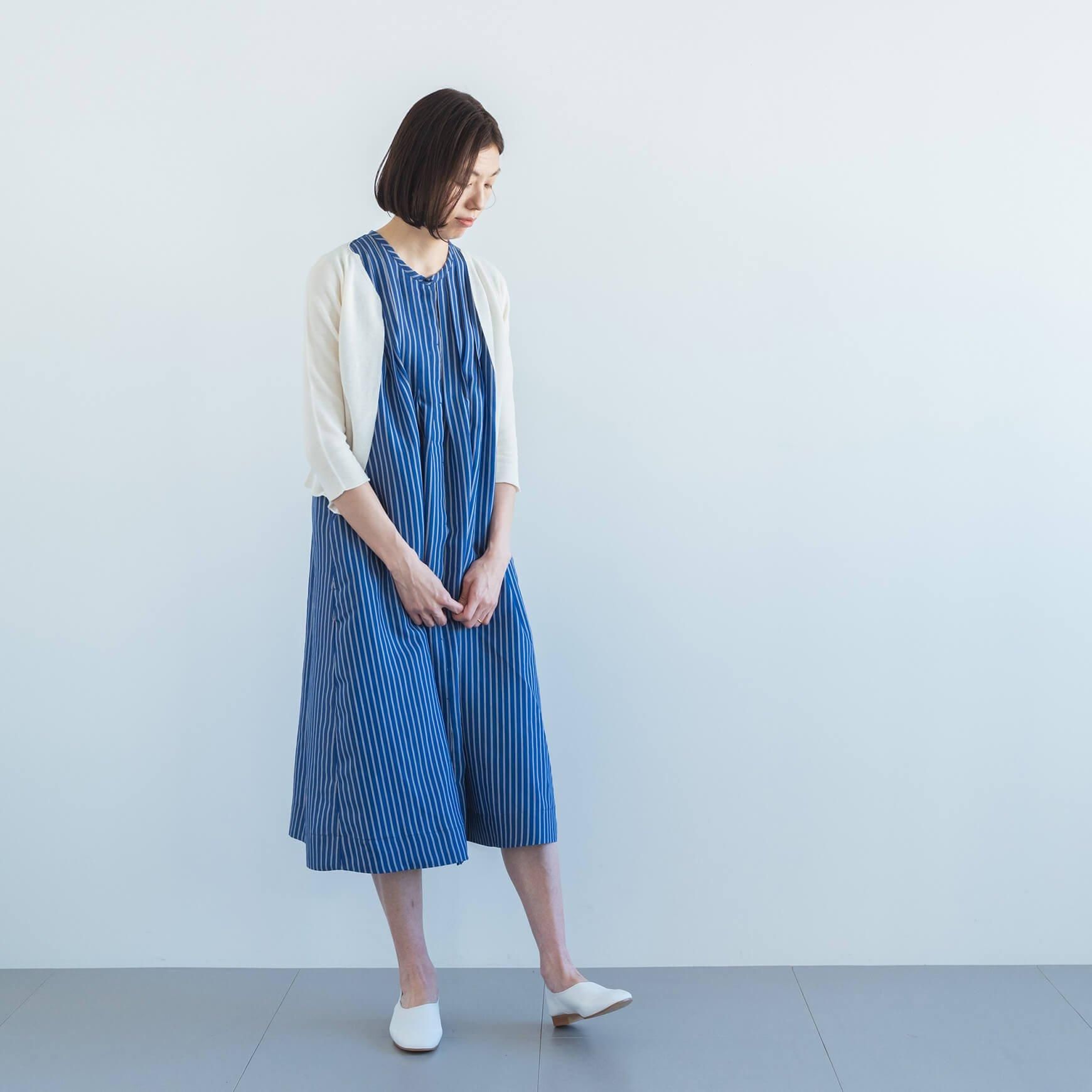 CLASKA（クラスカ）｜ ストライプタックワンピース - ファッション