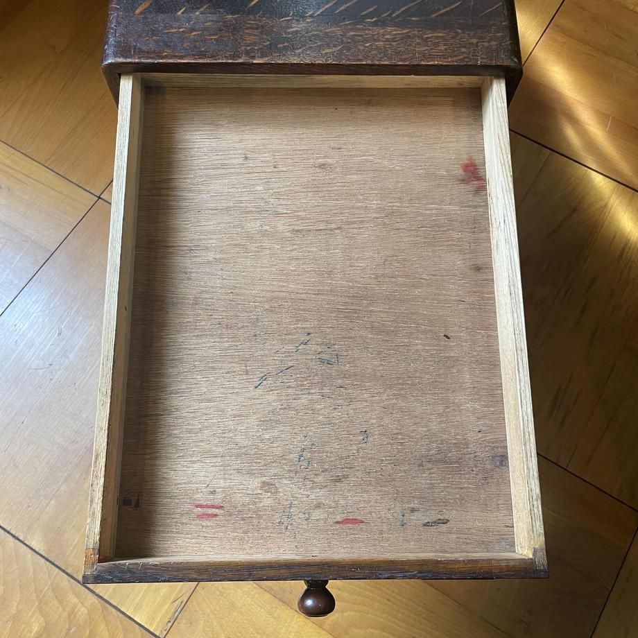 昭和初期 木製 5杯小引出し アンティーク収納