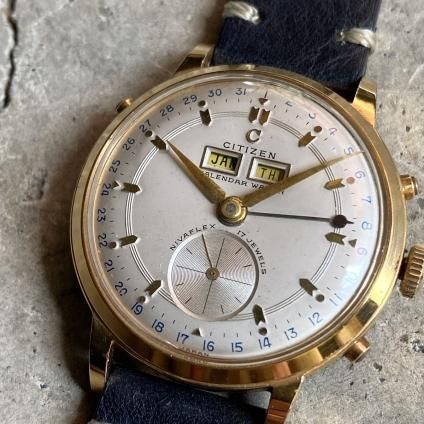 CITIZEN Triple Calendar（シチズン トリプルカレンダー） 金張り 2nd