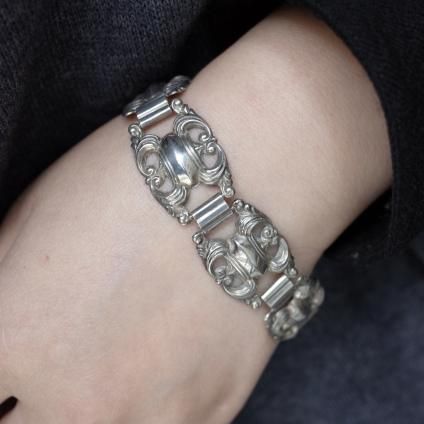 19世紀後期-20世紀初期 シルバー ブレスレット（Late19th-Early 20th