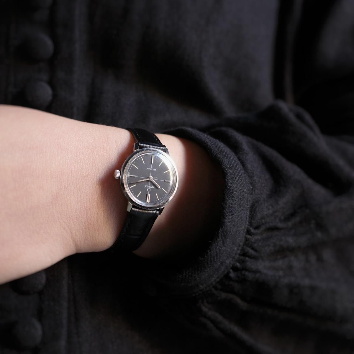 OMEGA DE VILLE（オメガ デビル） 黒文字盤 クロスライン - JeJe PIANO