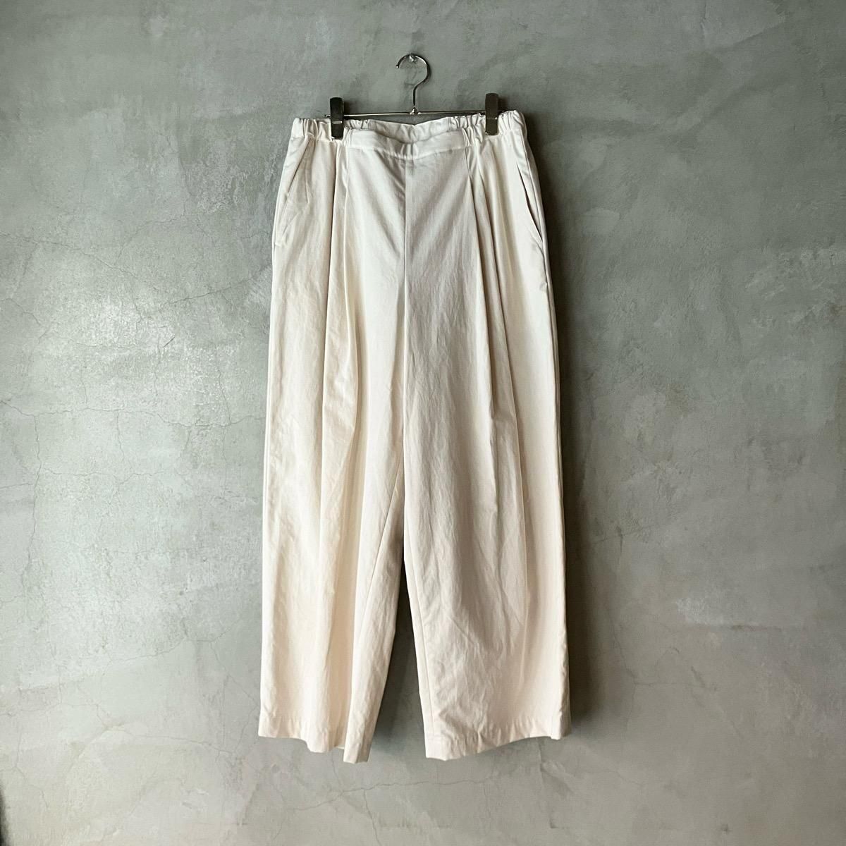 suzuki takayuki easy pants（スズキタカユキ イージーパンツ）Ivory