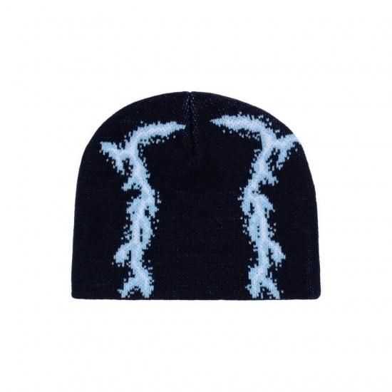 Hockey Lightning Skully Beanie (Black)