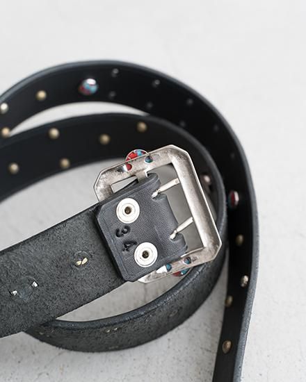 Willow Pants / ウィロー パンツ】W-Pin Studs Belt ”Made By Roosterking