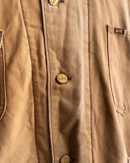 VINTAGE】70s Lee 92-LJ ”Brown Duck” Coverall 『Made In USA』