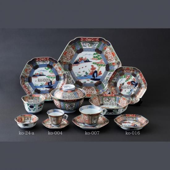 有田焼【復刻古伊万里】錦色絵銘々皿14㎝ - 有田焼 八右衛門窯 大慶